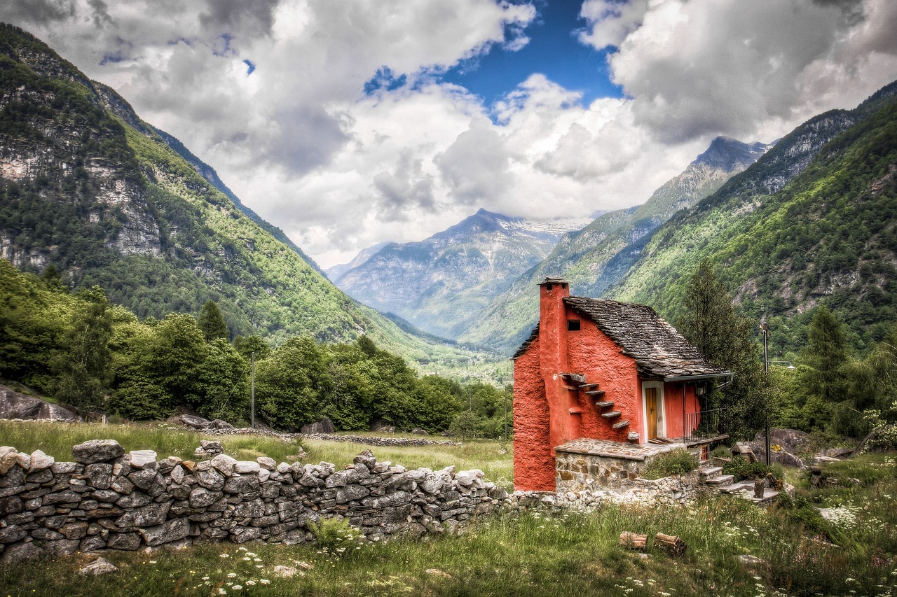 Verouderde vakantiewoning in Frankrijk of Italië, minder geschikt dan een Zweedse vakantiewoning.
