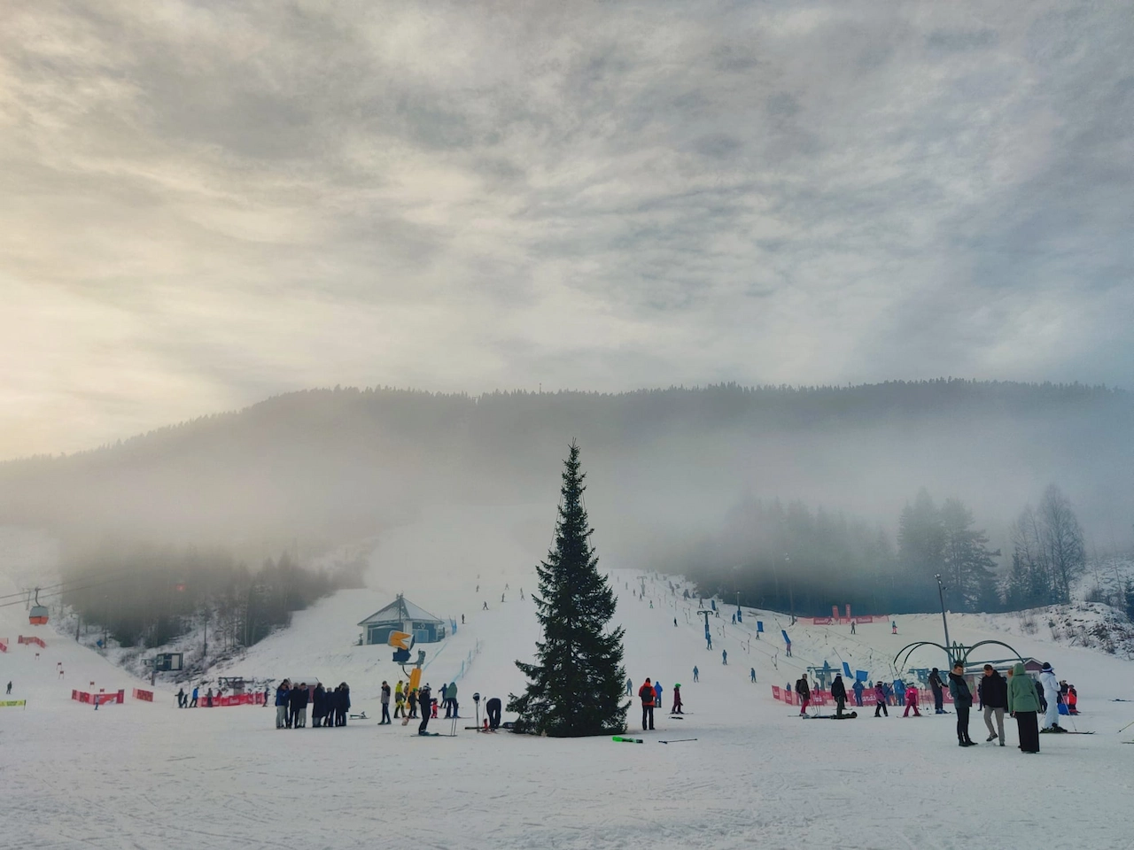 Skipiste Branas Baverntorget